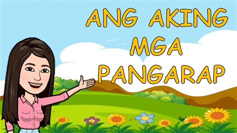 pangarap in English .